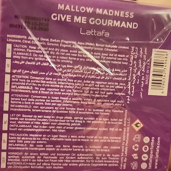 NWOT Lattafa Mallow Madness Perfume - Picture 6 of 6
